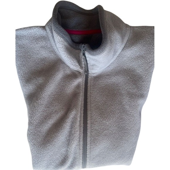 Woman's Cabela's Fleece Vest Full Zip Collar & Cinch Cord Pink Logo Hem 2 XL‎ - Picture 6 of 6